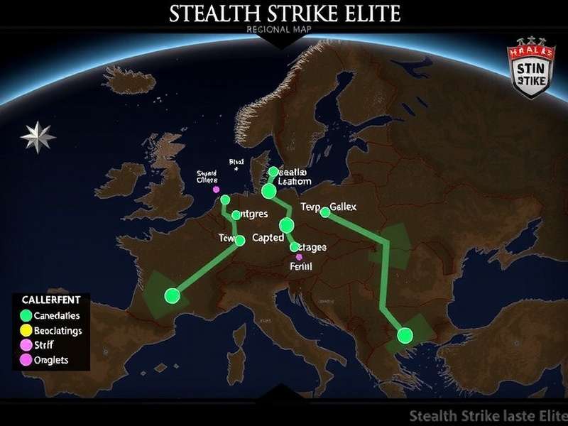 Stealth Strike Elite Regional Map